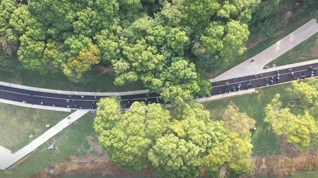 “漫步鱼目山，金秋健康行”经开区干部职工健步行活动在鱼目山公园成功举办